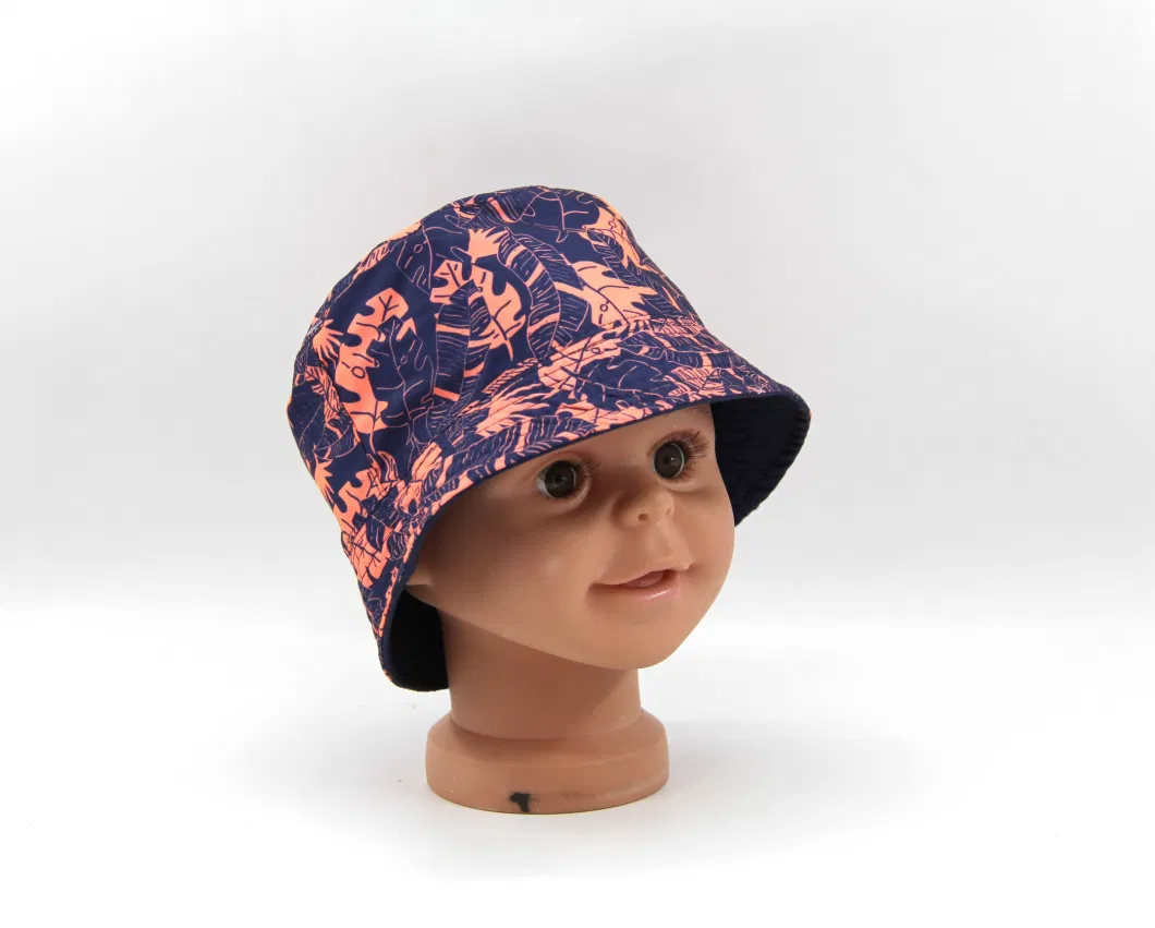 Kids Polyester Fabric Reversible Sublimation Printed Bucket Hat