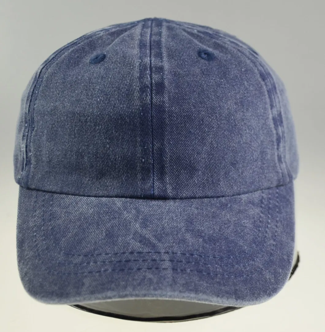 Distressed Blank Cotton Washed Adult Trucker Baseball Cap