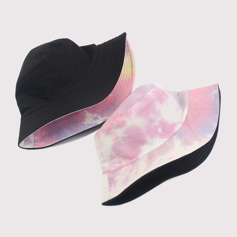 Bucket Hat Fisherman Hat Reversible Fishing Hat Colourful Graffiti Bob Caps Hip Hop Creative Tie Dye Gorros Men Women