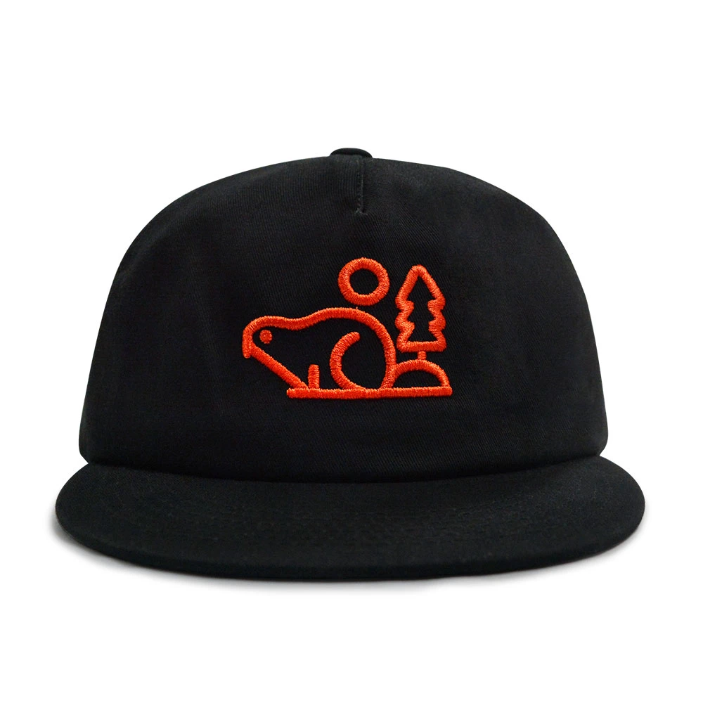 OEM Custom Logo Hats Customize Vintage 5 Panel Unstructured Snapback Caps for Men