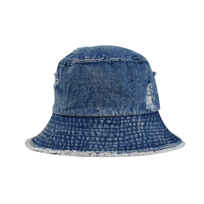 Wholesale Custom Logo Winter Fishing Denim Sun Bucket Hats