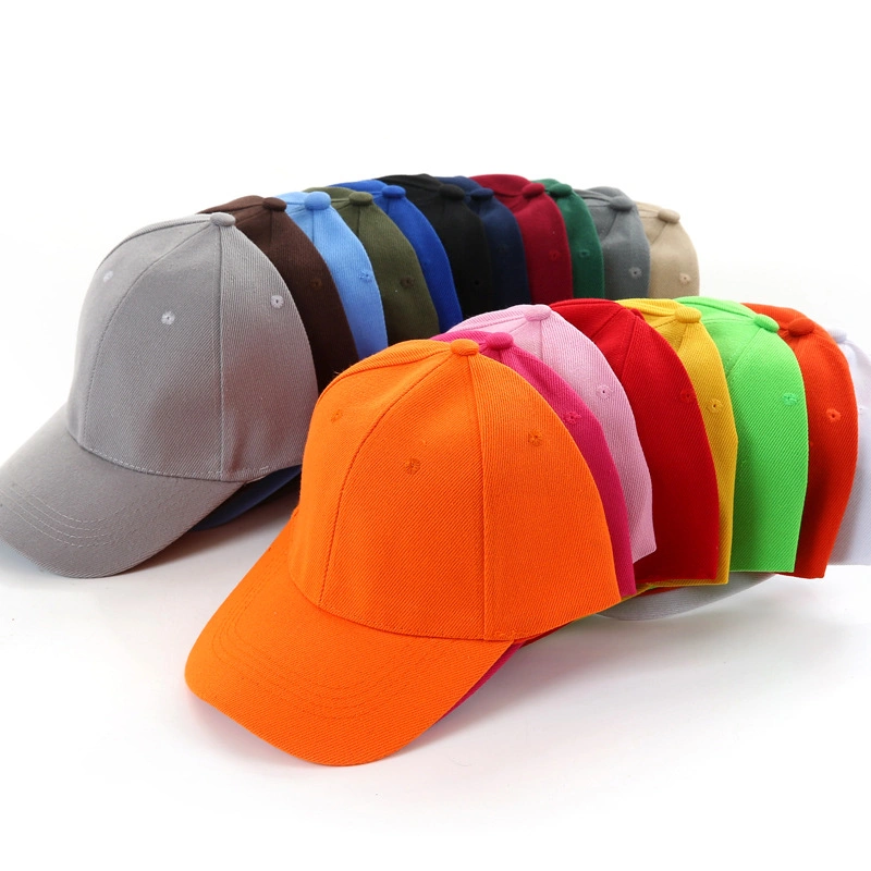 Simple Cotton Polo Baseball Cap with Elastic Closure for Ladies