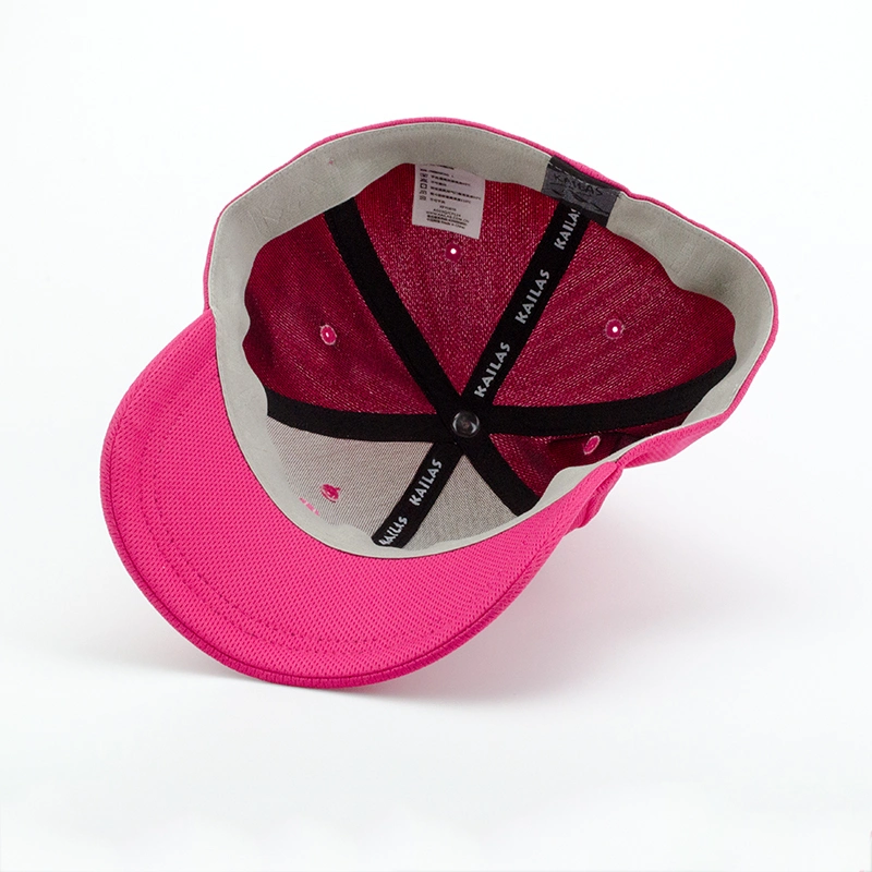 Anti-UV Baseball Cap with 3D Embroidery Cotton Elastic Sweatband Snapback Sports Hat