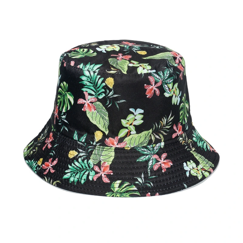 Leaf Pattern Tie Dye Bucket Hat Fall Fashion Bucket Hat