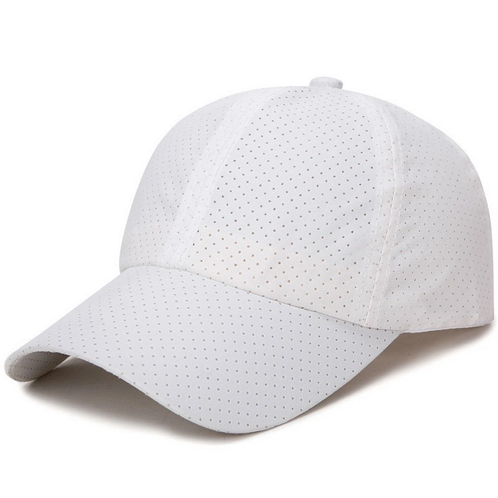 Custom Print Logo Women Blank Plain Polyester Dry Fit Lightweight Perforated Sports Running Caps Baseball Caps