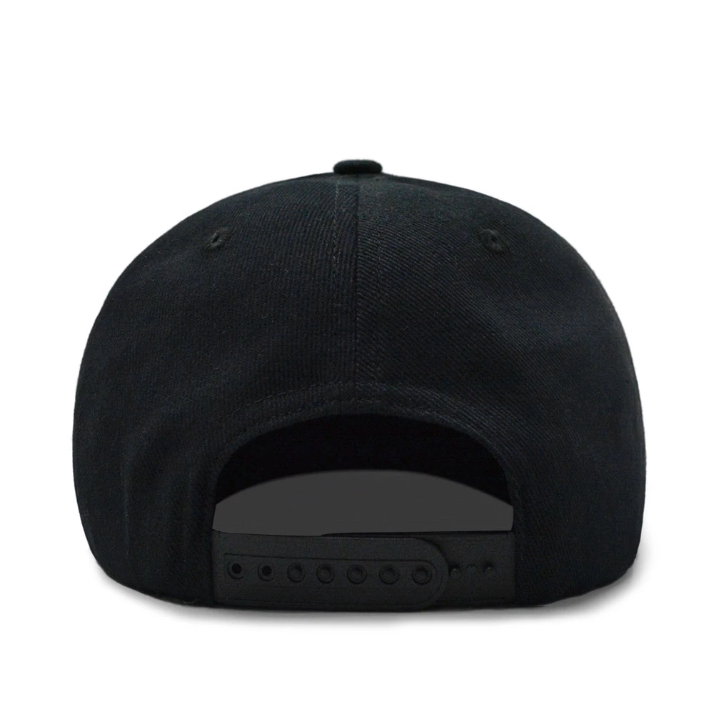 Acrylic Snapback Hat 6panel Flat Brim Baseball Caps with Custom Embroidered Logo