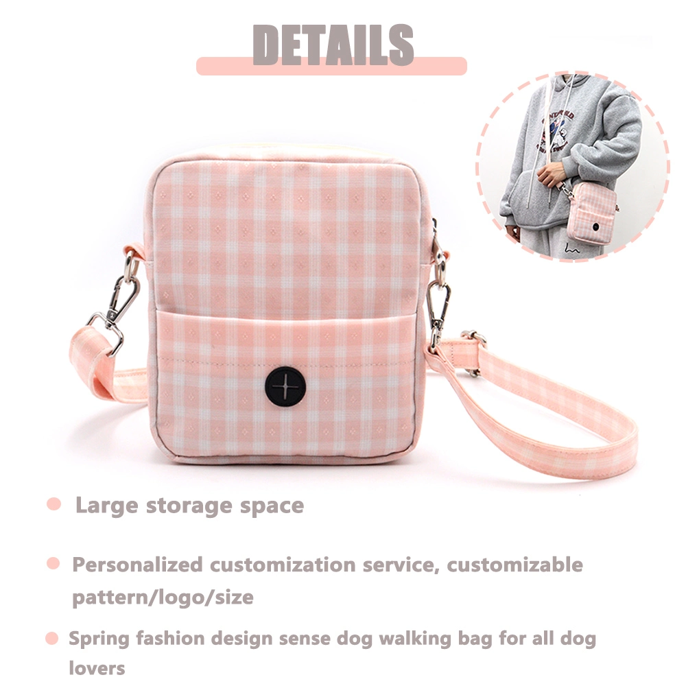 New Design Pet Products Custom Design Dog Walking Bags with Matching Dog Collar Leash Bow Tie and Bandana Set Neoprene Reversible Dog Harness Vest