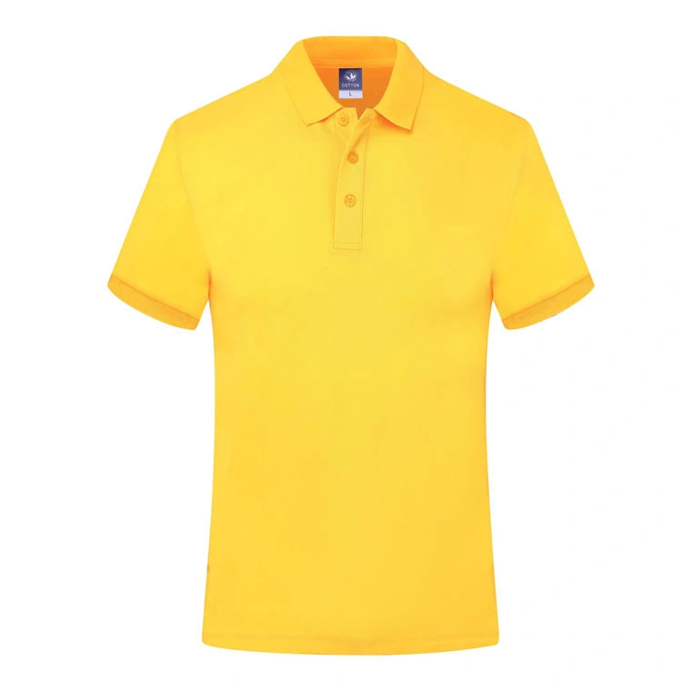 Summer Cloth Polyester Cotton Plain Mens Polo Shirts Custom Logo Printed Unisex Polo Shirts