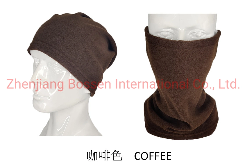 Customized Logo Embroidery Polar Fleece Winter Skiing Snowboard Warm Tube Face Mask Neck Gaiter