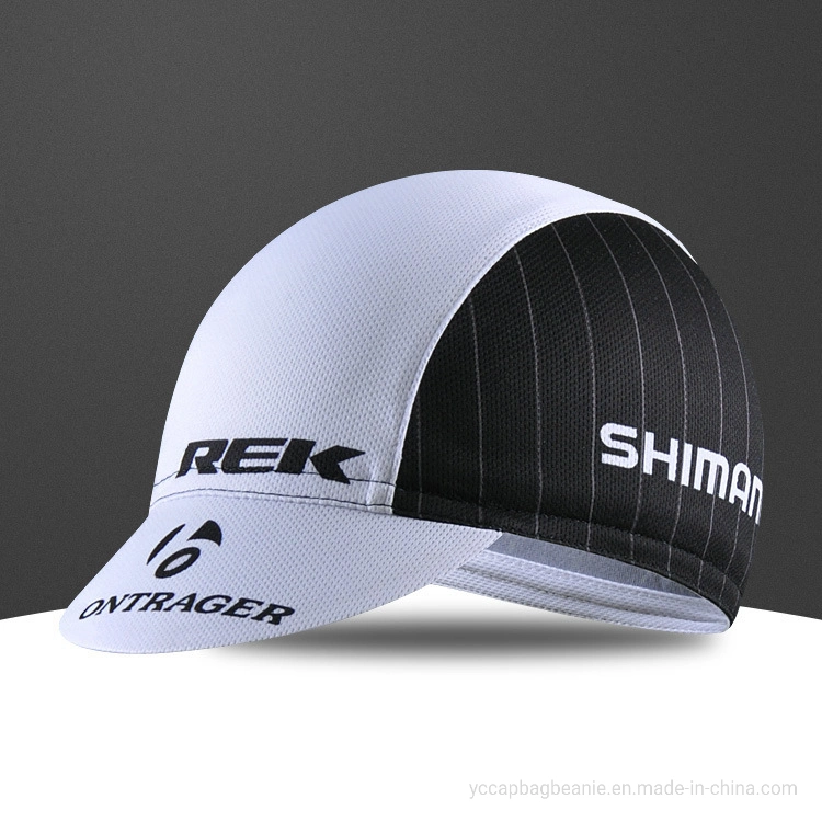 Custom Polyester Printing Design OEM Cycling Biker Cap Hat