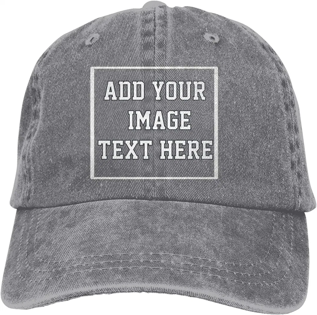 Custom Baseball Cap Personalized Cowboy Hat Add Text Photo Unisex Trucker Hat