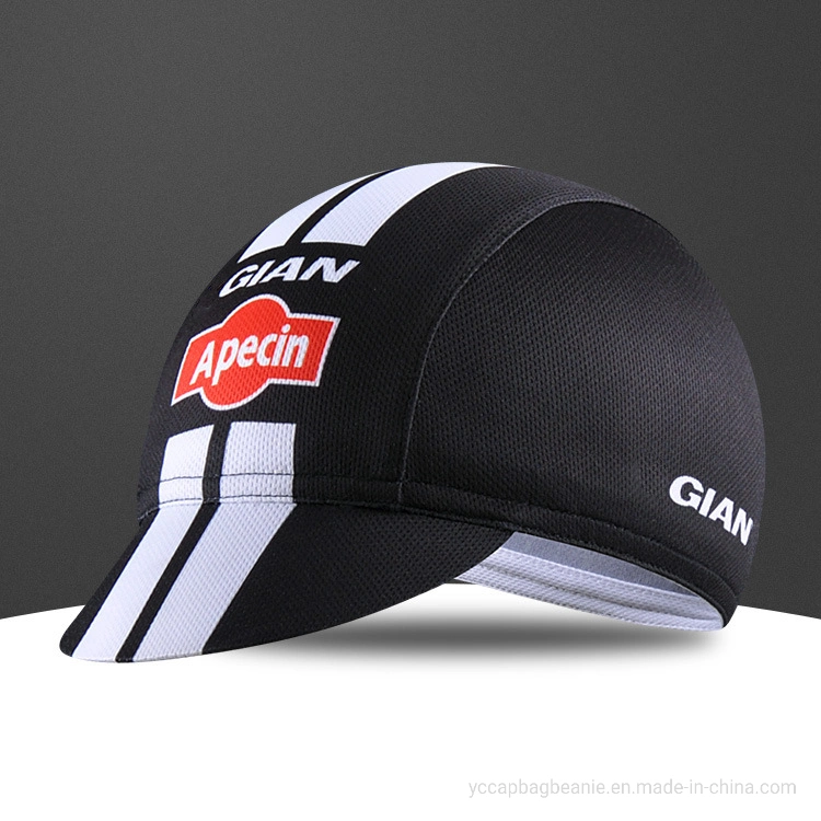 Custom Polyester Printing Design OEM Cycling Biker Cap Hat