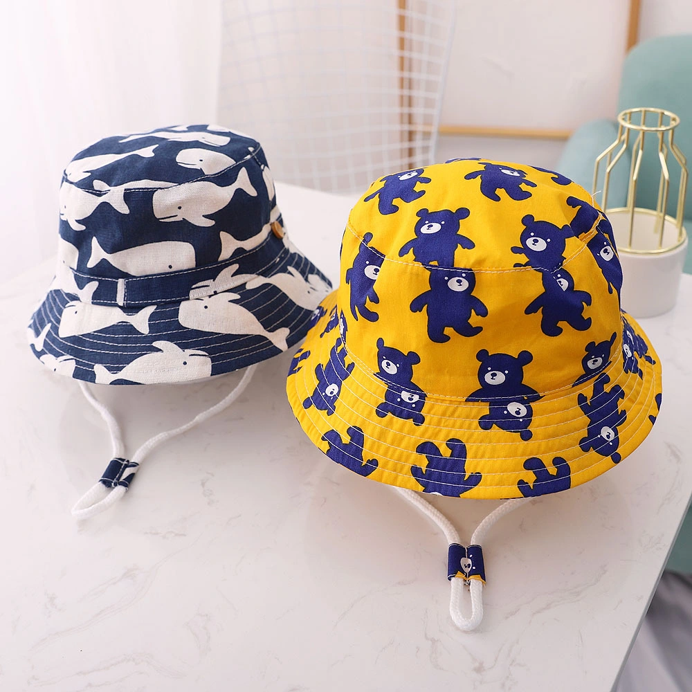 Multiple Cartoon Patterns Kids Bucket Hat Casual Outdoor Bucket Hat