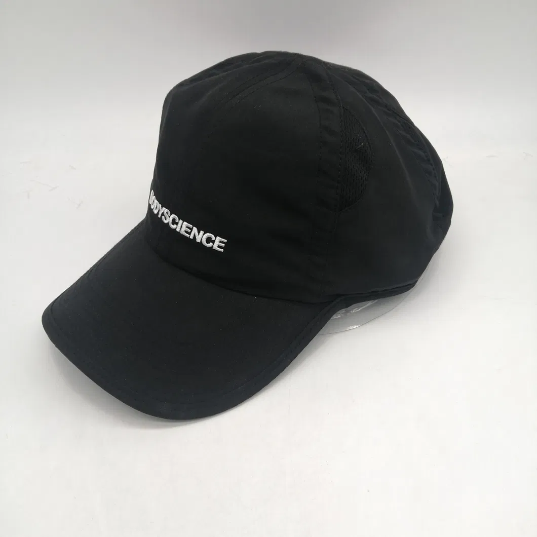 Custom Dry Fit Soft 6 Panel Baseball Sport Cap Hat Cap Running Outdoor Golf Cap with Embroidery Logo