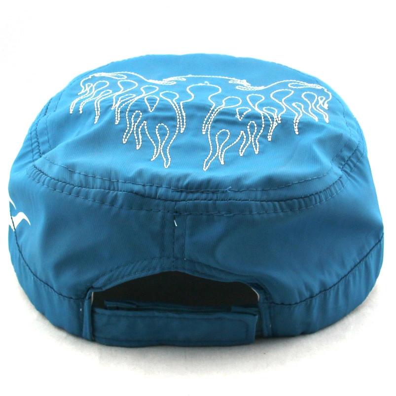 100% Polyester Microfiber Print Embroidery Sport Military Cap (TRNM088)