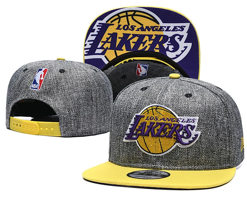 Wholesale Los Angeles Lakers Official Team Embroidery Basketball Snapback Baseball Cap Hat