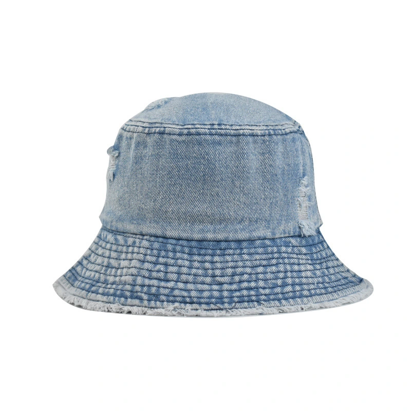 Wholesale Custom Logo Winter Fishing Denim Sun Bucket Hats