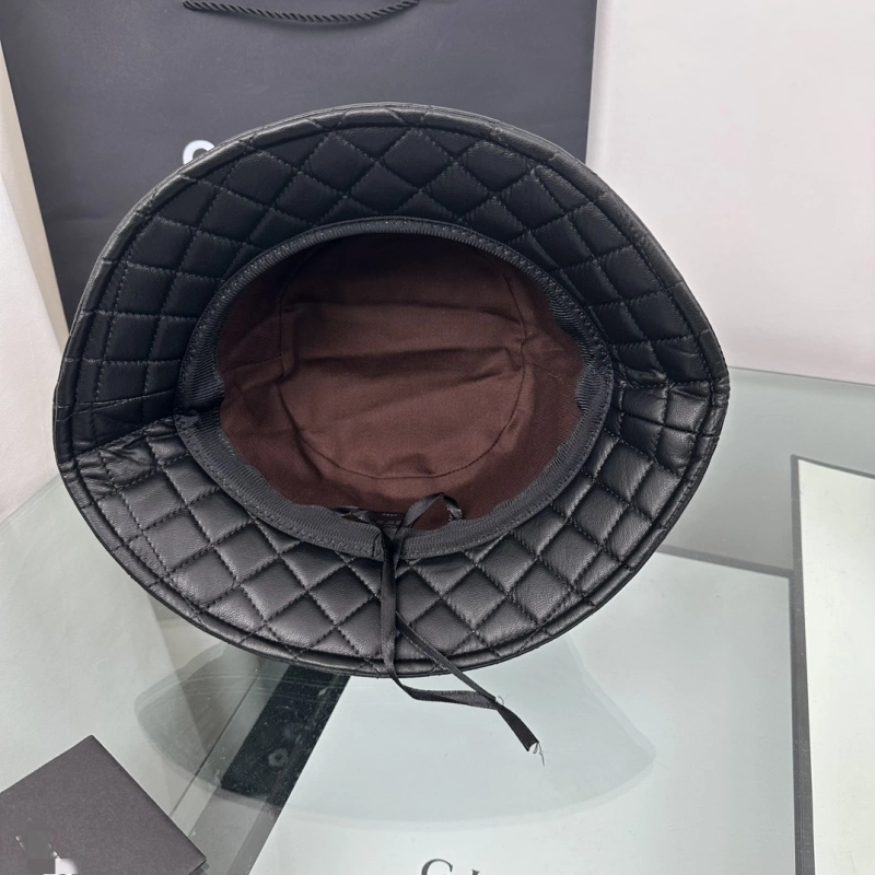 Leather Waterproof Thickened Fashion Warm Bucket Hat Replicas Wholesale Luxury Bucket Hat