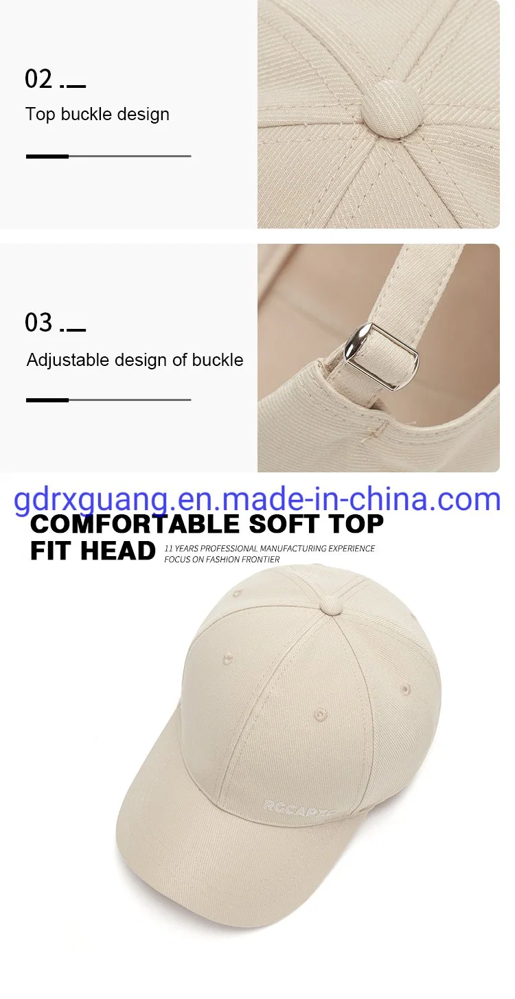 100% Cotton Embroidery Curved Sports Basketball Baseball Caps Hats