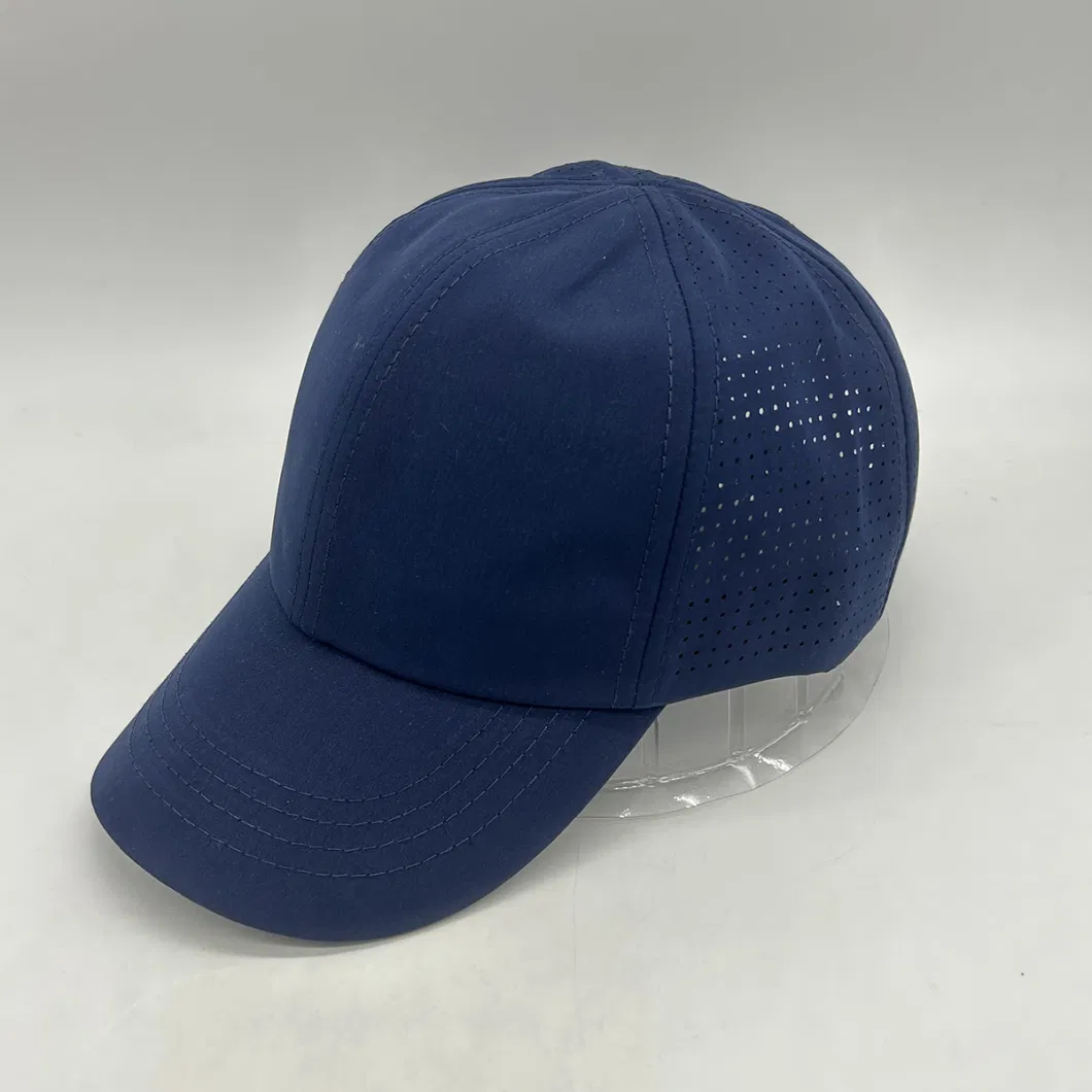 High Quality Custom Logo Sports Hats 100% Recycled Polyester RPET Full Mesh Dry Fit Performated Baseball Cap
