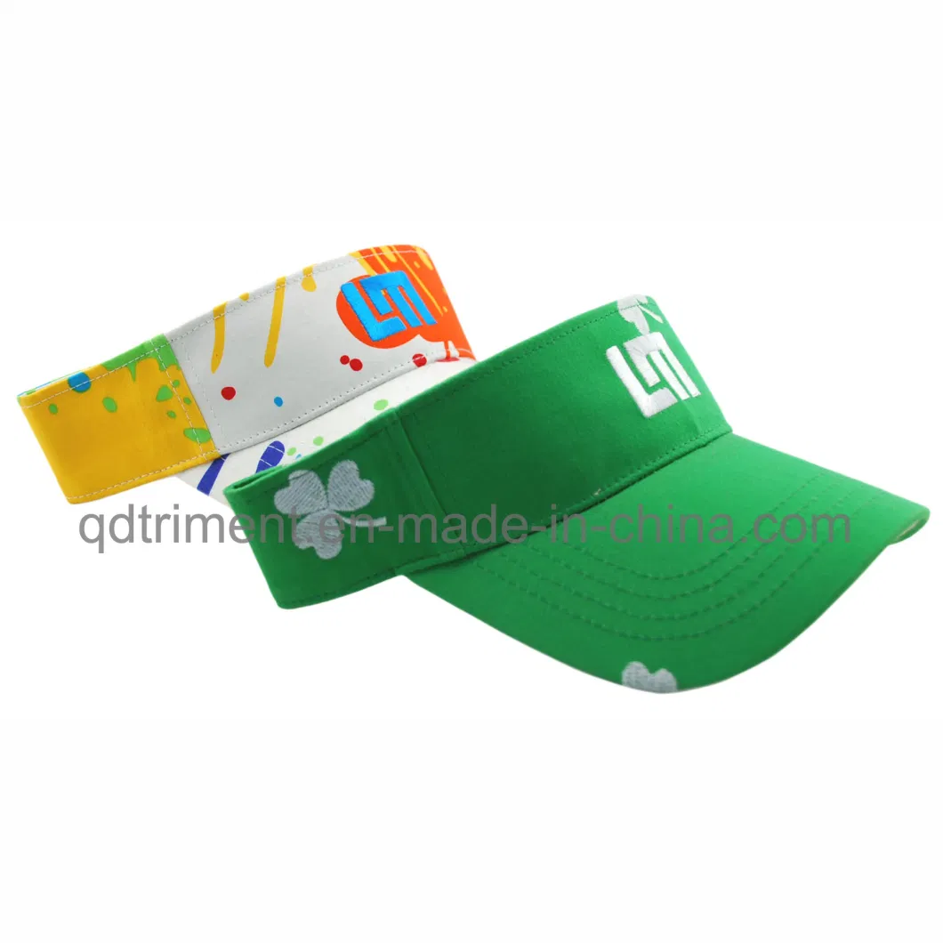 Top Quality Polyester Breathable Mesh Embroidery Sport Visor (TRV004)