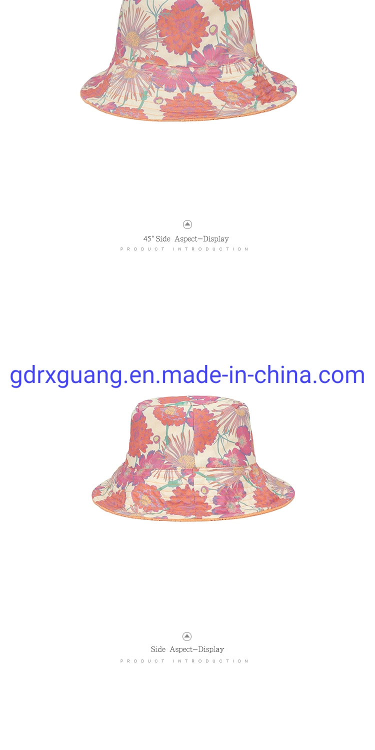 Fashion High Quality Custom Reversible Terry Towel Cloth Bucket Hat