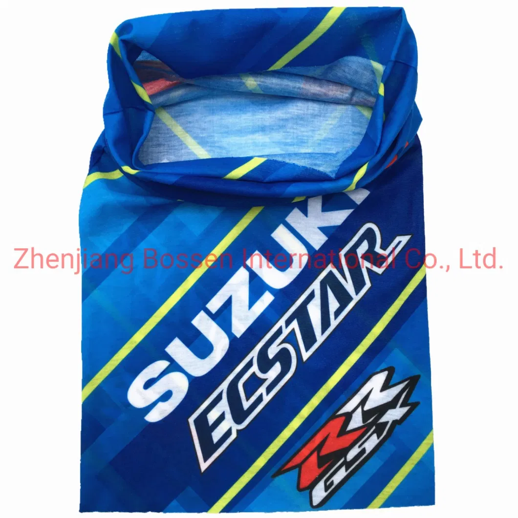 China Supplier OEM Custom Logo 25*50cm Microfiber Outdoor Fisher Face Mask Neck Tube Scarf Bandana