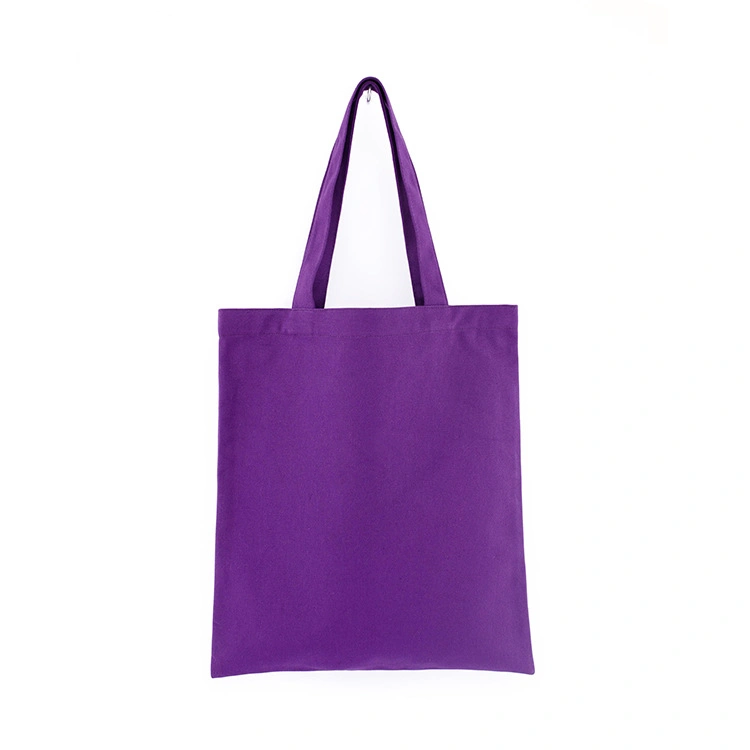 Wholesale Promotion Custom Print Logo Cheap Reusable Shopping Bags Plain White Blank Cotton Canvas Tote Bag Low MOQ