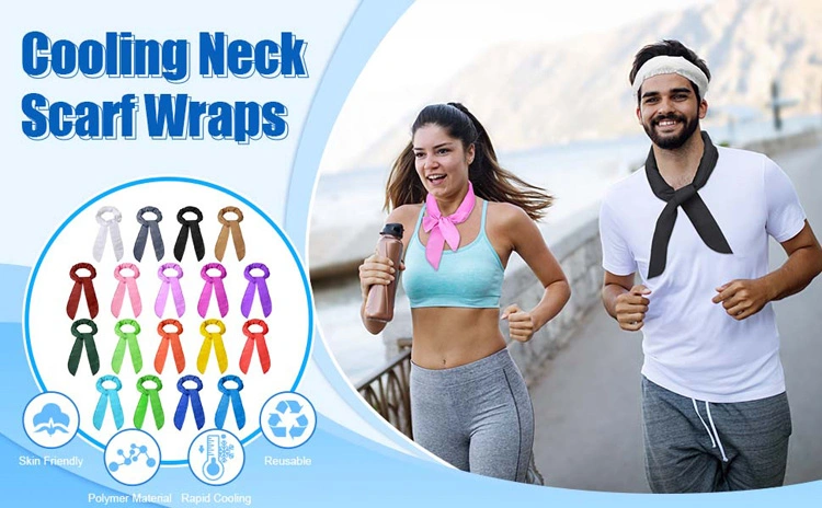 Cooling Scarf Neck Wraps Ice Cool Scarf Cooling Scarf Cooling Bandana for Women Men