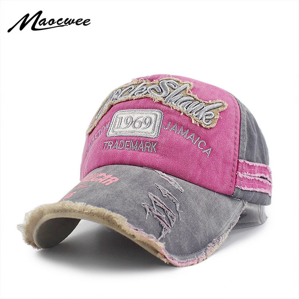 Spring Summer Embroidery Baseball Cap Fashion Hats Bone Cotton Fitted Hat