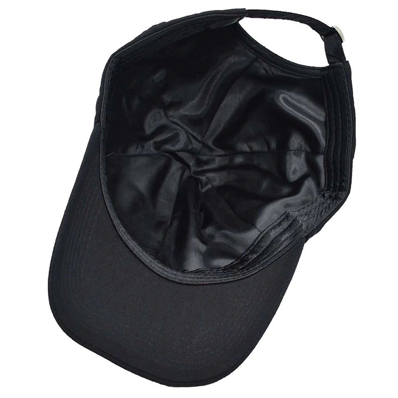 Wholesale Custom Premium Cotton Gorras Designer Satin Lined Baseball Cap Dad Hat