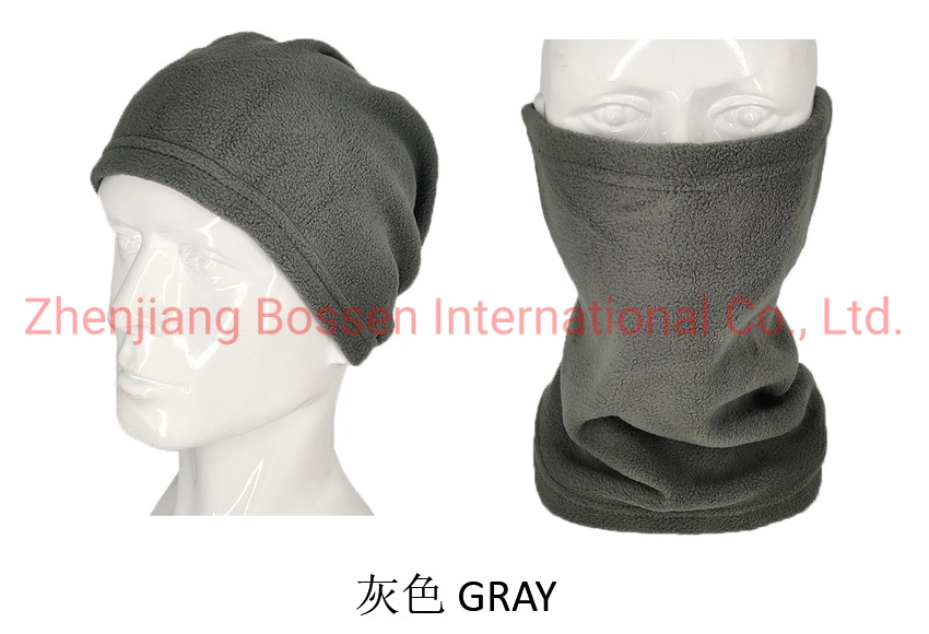 Customized Logo Embroidery Polar Fleece Winter Skiing Snowboard Warm Tube Face Mask Neck Gaiter