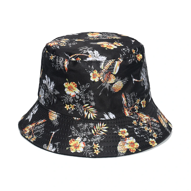 Leaf Pattern Tie Dye Bucket Hat Fall Fashion Bucket Hat