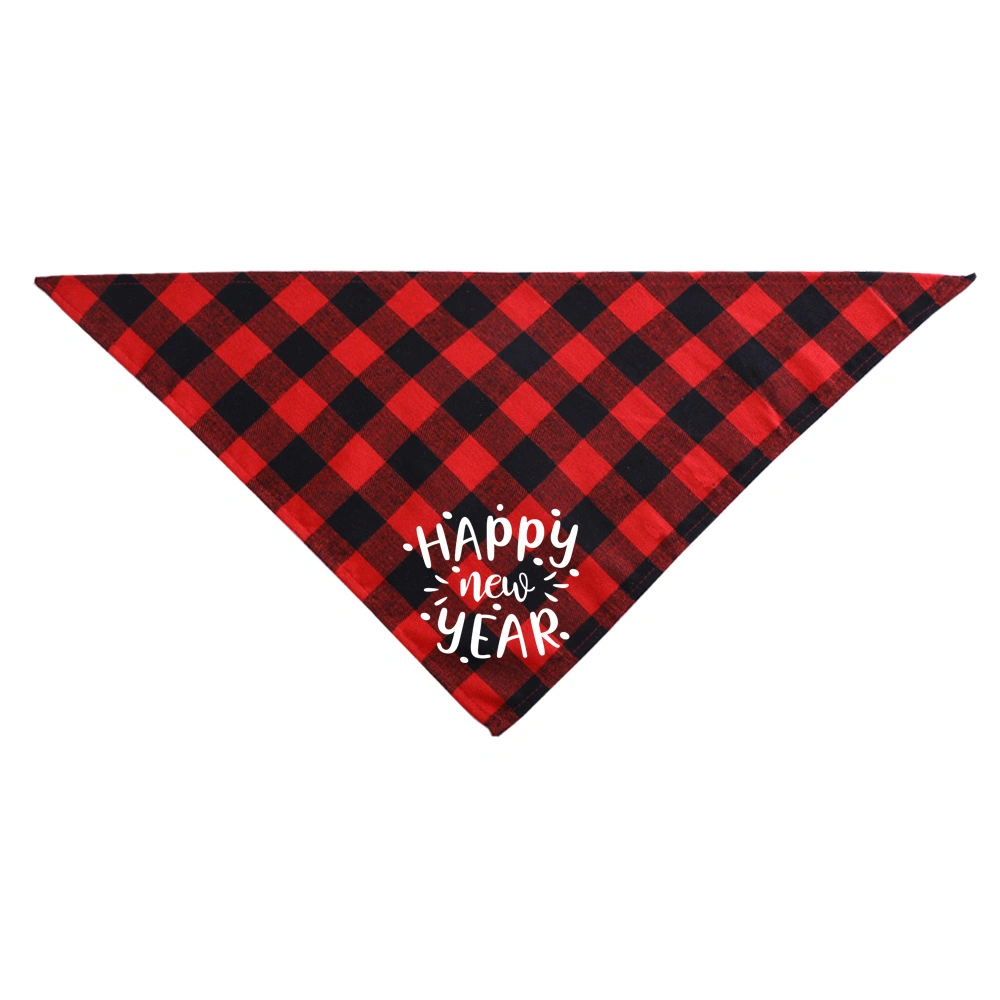 New Happy New Year Pet Bandana Custom Designer Dog Bandana