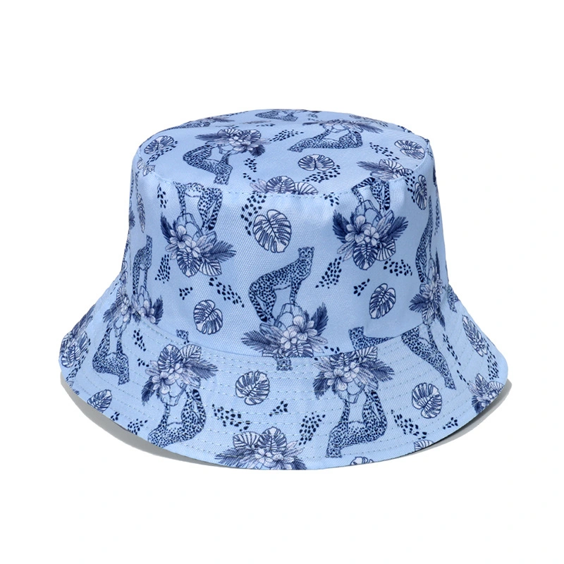 Support Sample Unisex Men Women Colourful Pattern Printing Bucket Hat