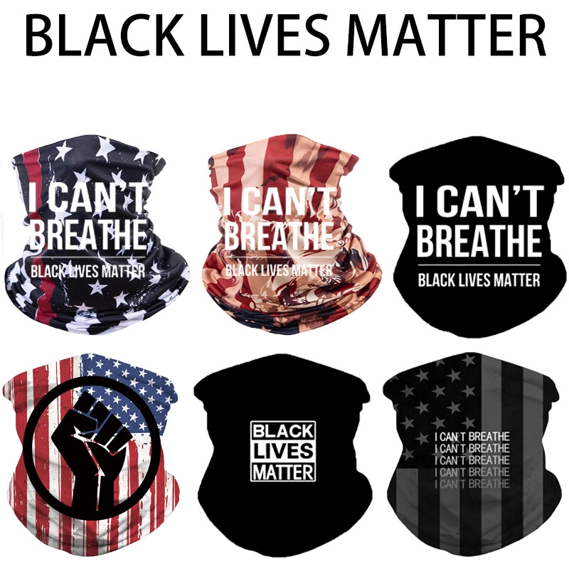 I Can&prime;t Breathe Black Lives Matter Neck Bandana Scarf