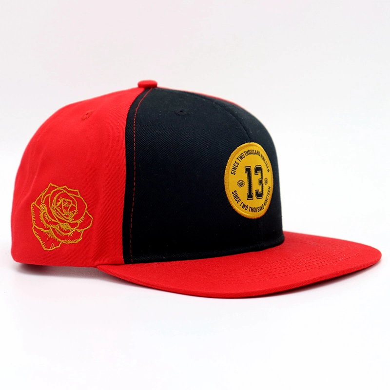 Mens Flat Brim Gorras Snapbacks Hiphop Caps Custom Leather Logo Snapback Caps Basketball Hat