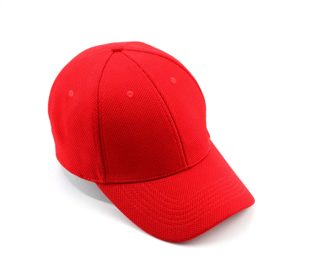 Baseball Cap with Elastic Sweatband Polyester 6 Panel Plain Fashion Sports Hat Trucker Cap
