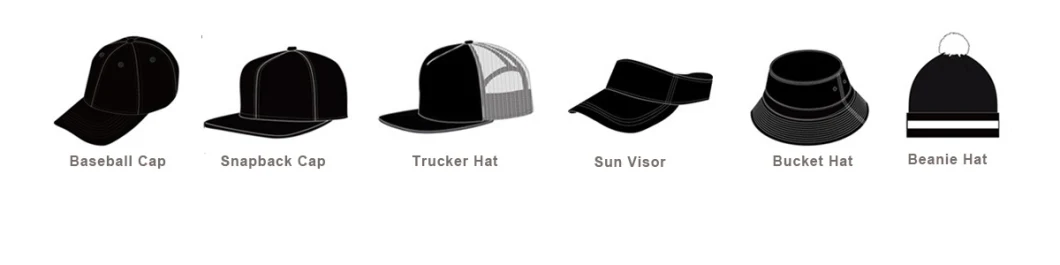 6 Panels High Quality Curve Brim Customize Logo Plain Snapback Cap Plain Baseball Cap Plain Caps