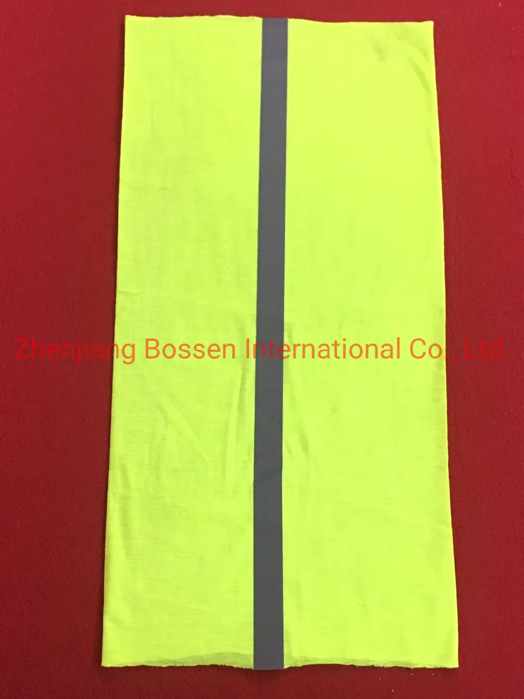 OEM Customized Logo Fluorescent Yellow Hi Vis Reflective Stripe Motorcycle Biker Running Seamless Tubular Neck Gaiter Bandanas