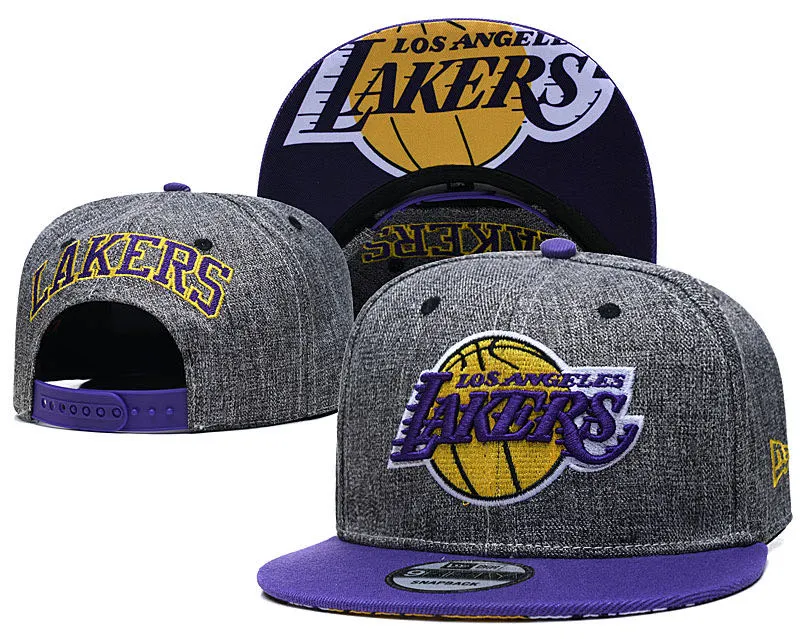 Wholesale Basketball Snapback Caps Lakers Embroidered Fashion Hats