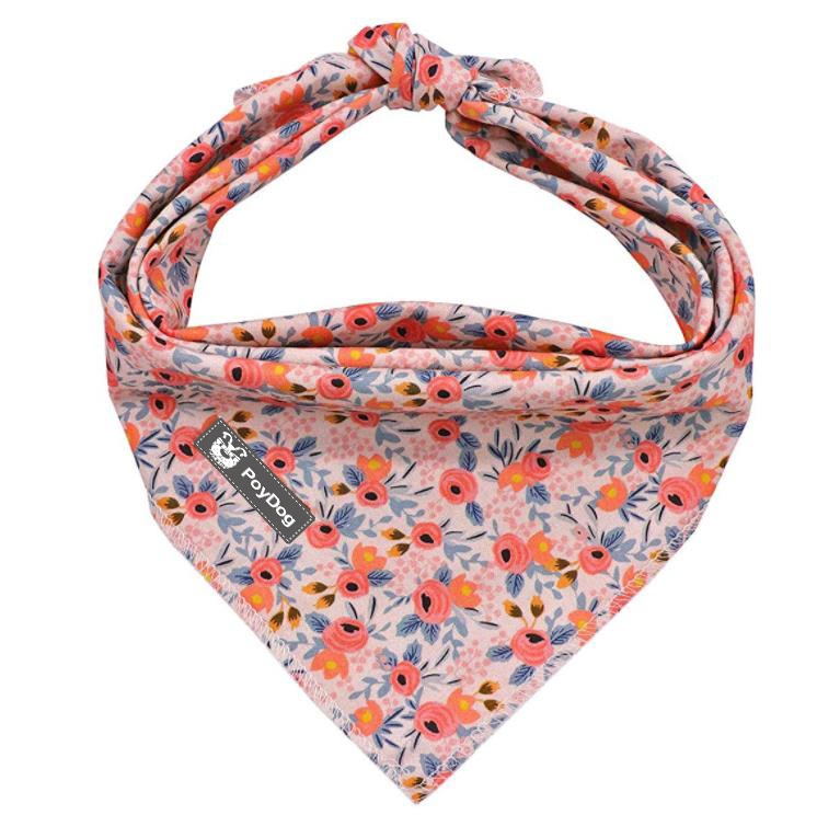 Hanyang Wholesale Cotton Double Layer Printed Highly Padded Dog Bandana