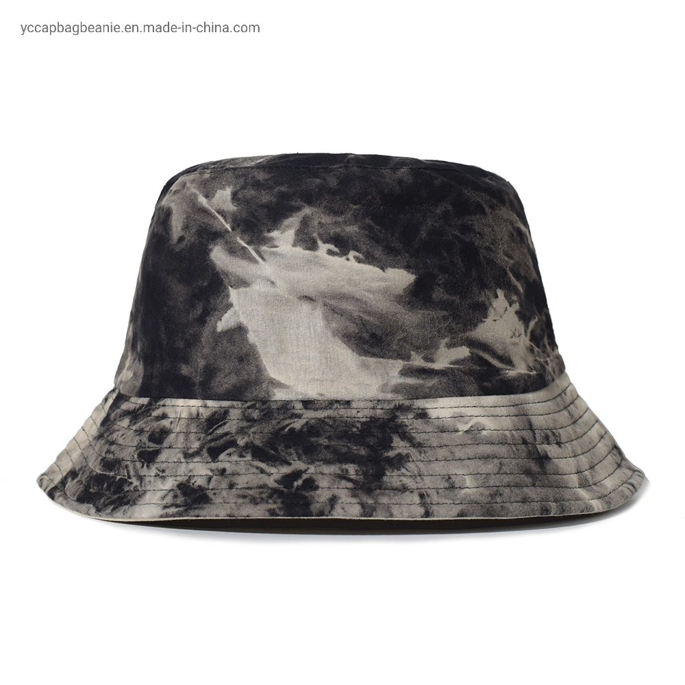 100% Cotton Tie Dye Print Reversible Bucket Hat