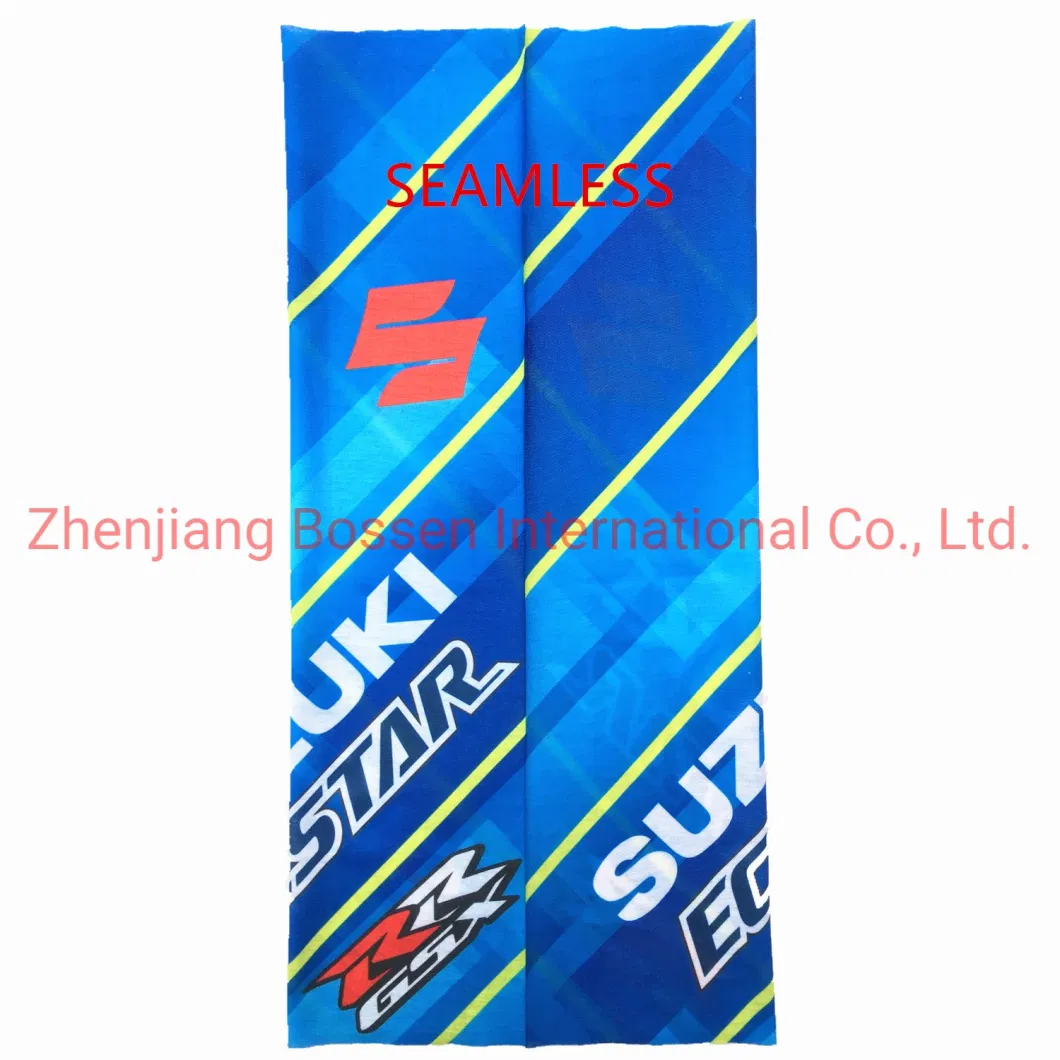 China Supplier OEM Custom Logo 25*50cm Microfiber Outdoor Fisher Face Mask Neck Tube Scarf Bandana