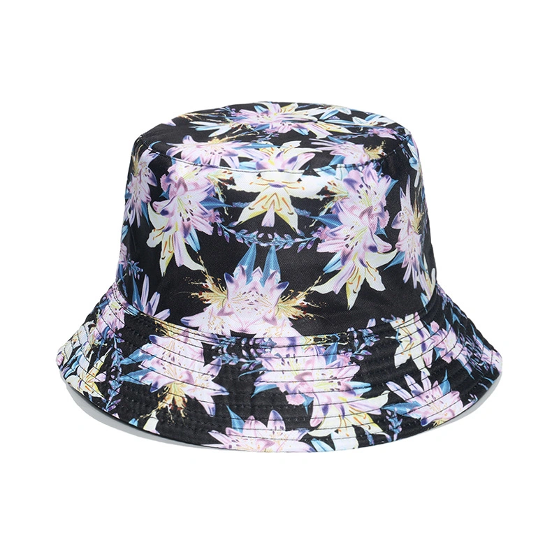 Leaf Pattern Tie Dye Bucket Hat Fall Fashion Bucket Hat