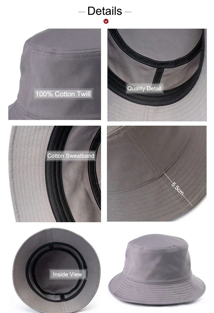 China Manufacturer Custom Made High Quality Washed Denim Jeans Bucket Hat with Your Own Logo