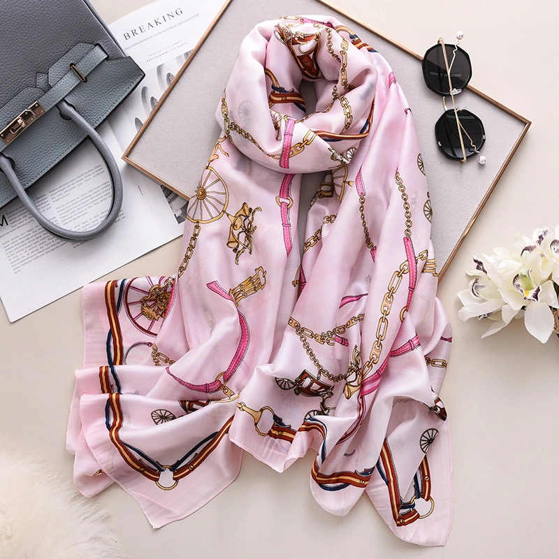 Brand Designer Silk Scarf High Quality Foulard Bandana