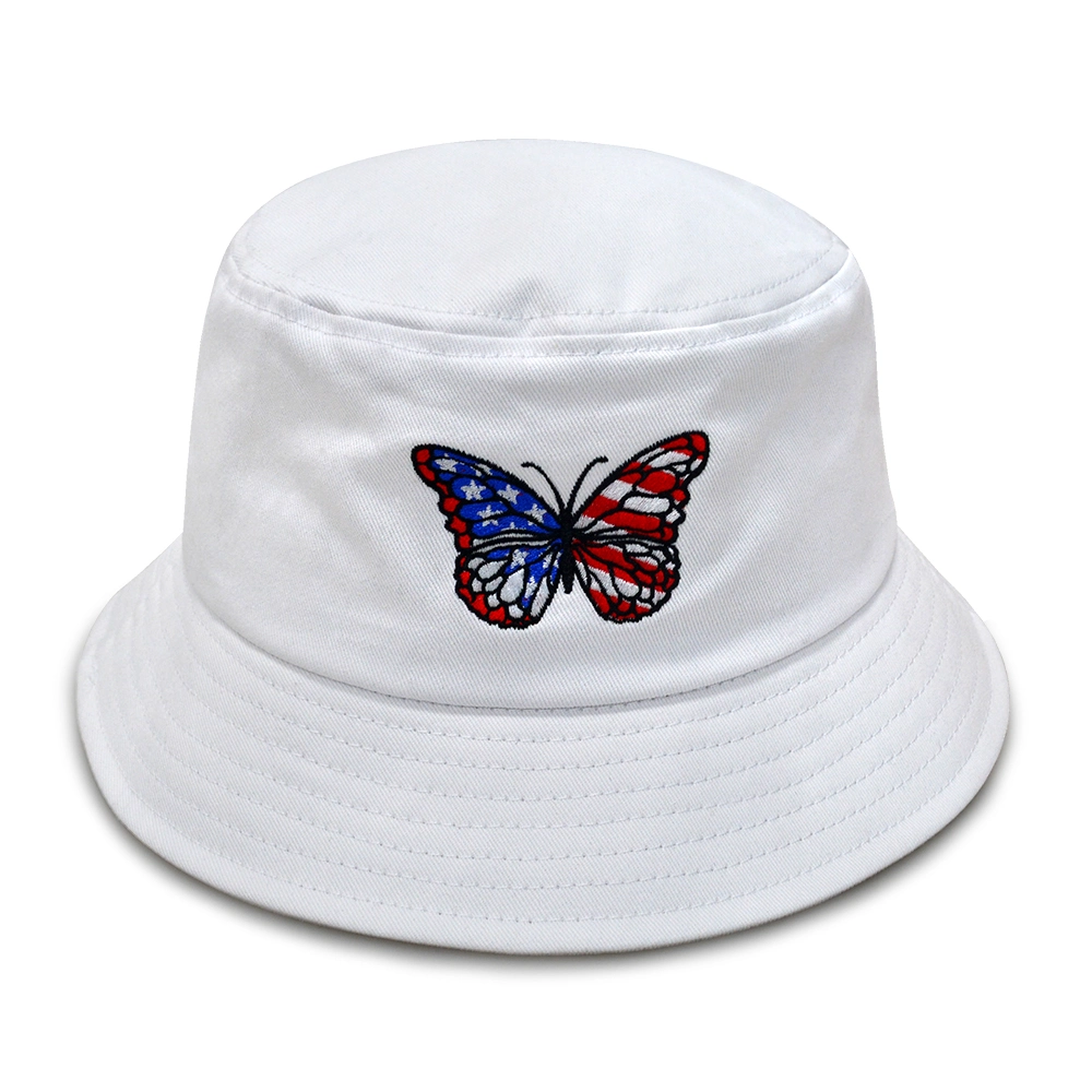 Wholesale Adult Wide Brim Bucket Hats Custom Embroidery Bucket Caps Fisherman Hat