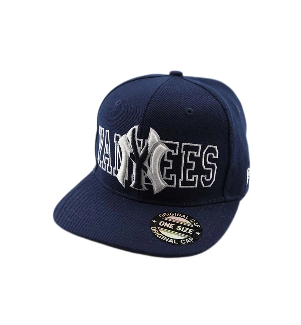 3D Embroidery Flat Peak Snapback Hat 6 Panel Hip Hop Baseball Cap Cotton Customized Fashion Sports Caps Hats