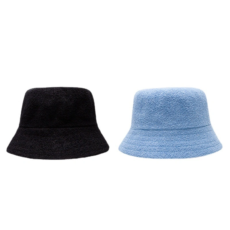 Wholesale Fashion Embroidery Custom Terry Towel Cloth Bucket Hat